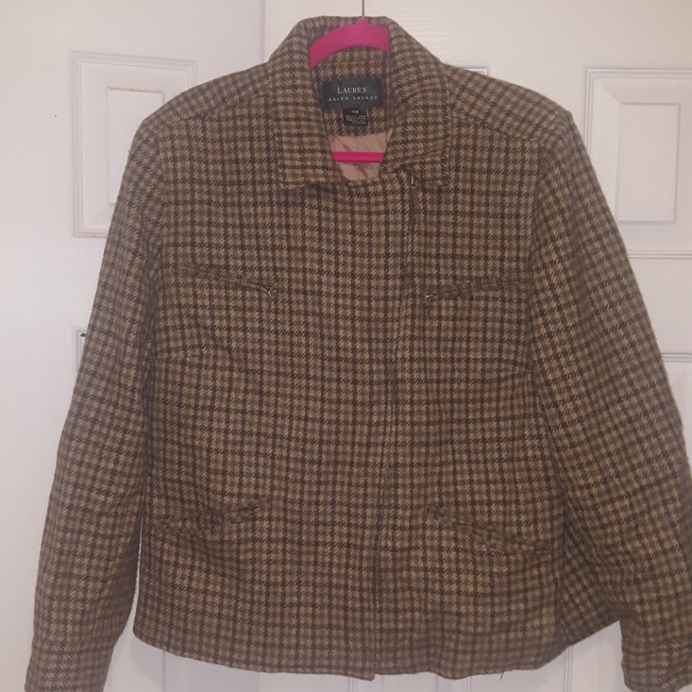 Ralph lauren green shade coat